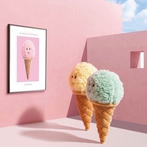 Jellycat Retired Irresistible Ice Cream Mint